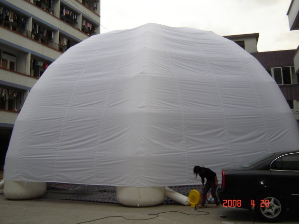 Inflatable marquee - 15m Dome - R Leisure Hire Ltd - 01524 733540